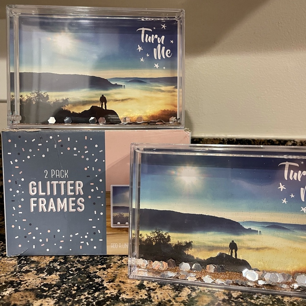 Two piece picture frame